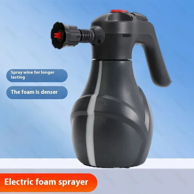 Upgraded 2L Professional Electric Handheld Car Foam Sprayer Washing Detailing