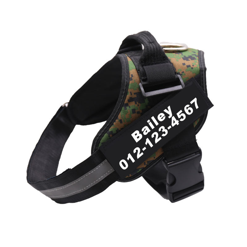 Personalised No Pull Dog Harness XXXS - XXL