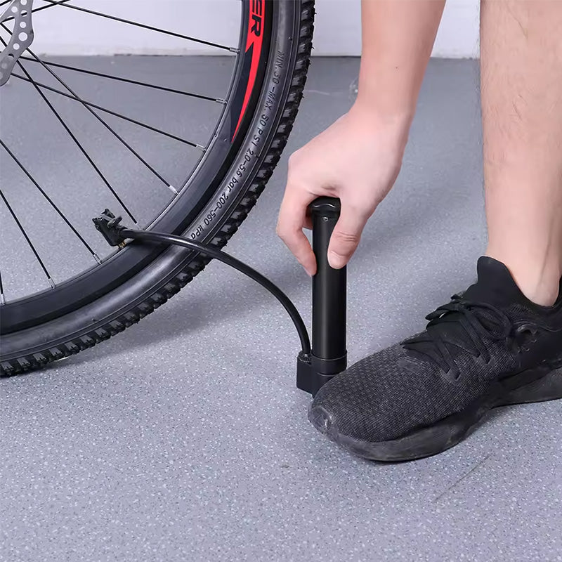 Bike Pump Schrader Valve 80psi Handheld Manual Cycling Air Inflator Accessory