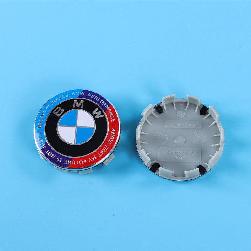 Wheel Centre Cap Cover Fits BMW Series 1 3 5 7 X1 X3 X5 68mm 56mm Blue Hub Caps