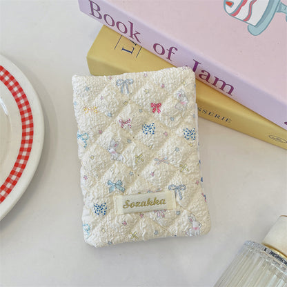 Cartoon Embossed Passport Holder with Secure Travel Card and Document Storage