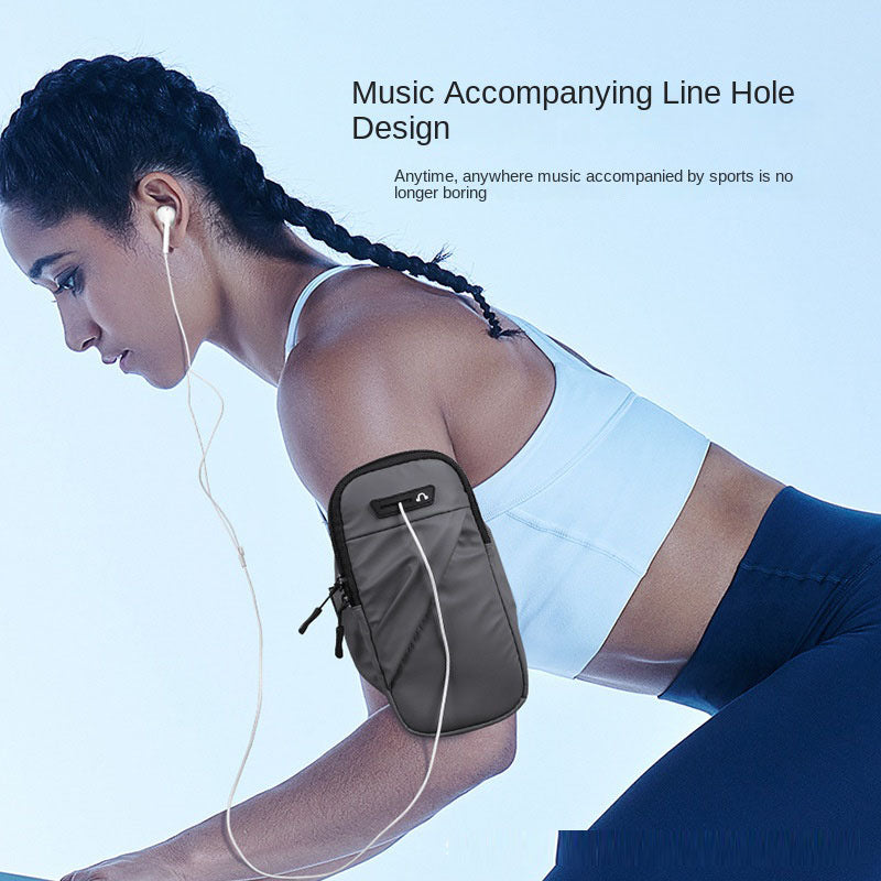 Sports Arm Bag - Waterproof PU Mobile Holder for Running, Cycling, Fitness Sport