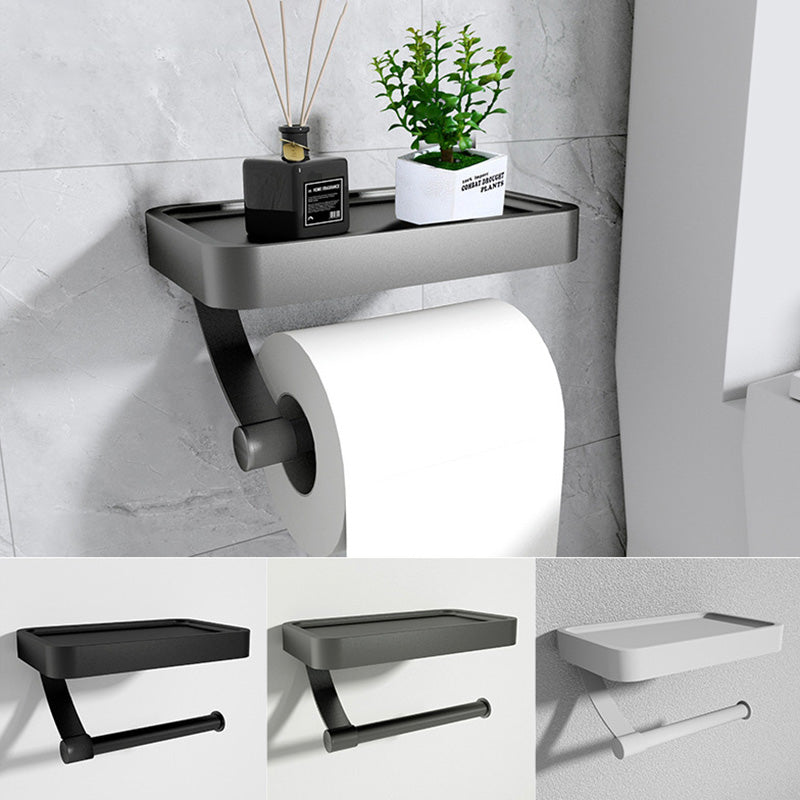 Wall Mounted Space Aluminium Paper Towel Dispenser Mobile Storage Organizer Rack