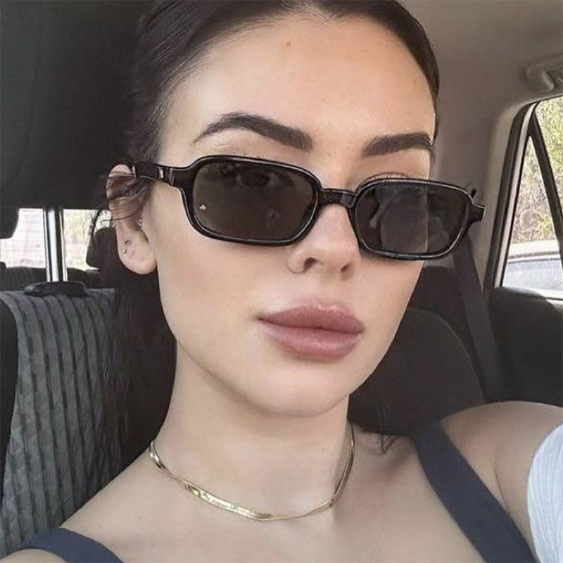 Square Frame Sunglasses Women UV Protection Stylish Durable Lightweight Eyewear