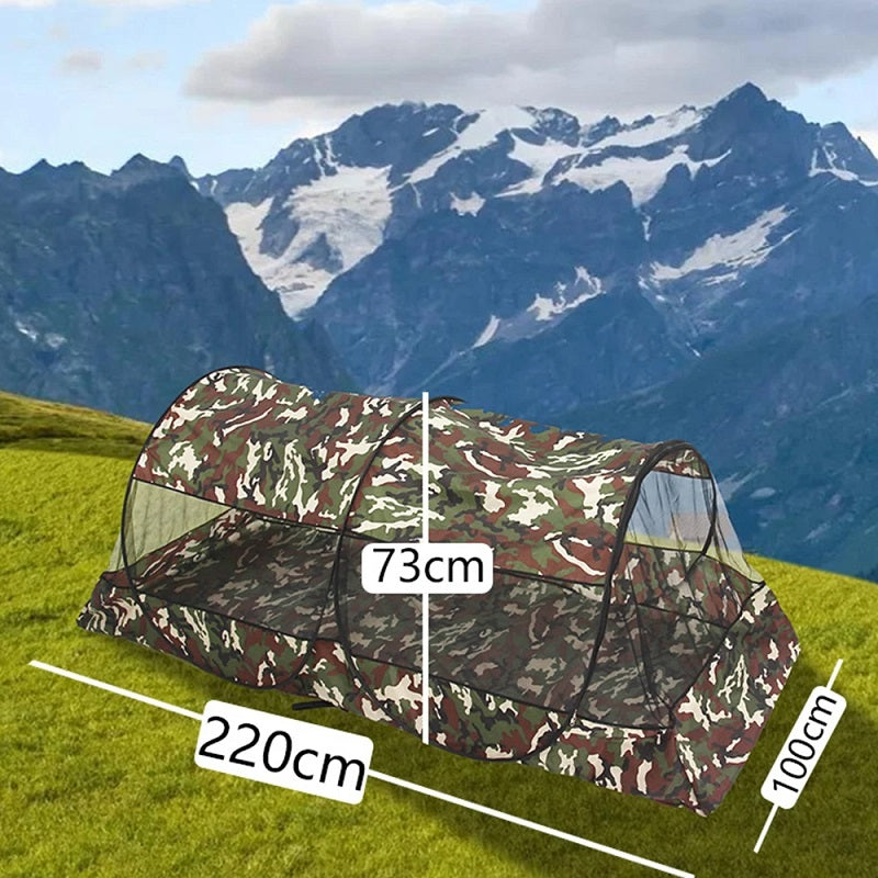 Single Bed Outdoor Mosquito Net Lightweight Portable Mesh Zipper Closure Tent