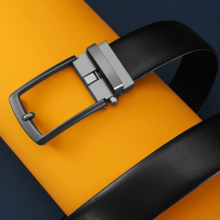 Genuine Leather Belt with Pin Buckle for Men Classic and Durable Design Premium
