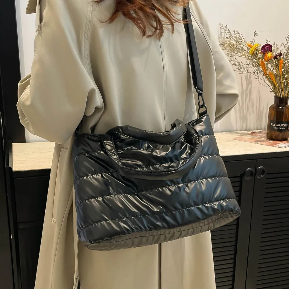 PU Leather Crossbody Bag Adjustable Strap Zip Closure Spacious Interior Secure