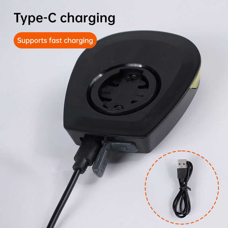 USB-C Rechargeable Bike Headlight 6 Modes IPX6 Waterproof LED Day Night Cycling