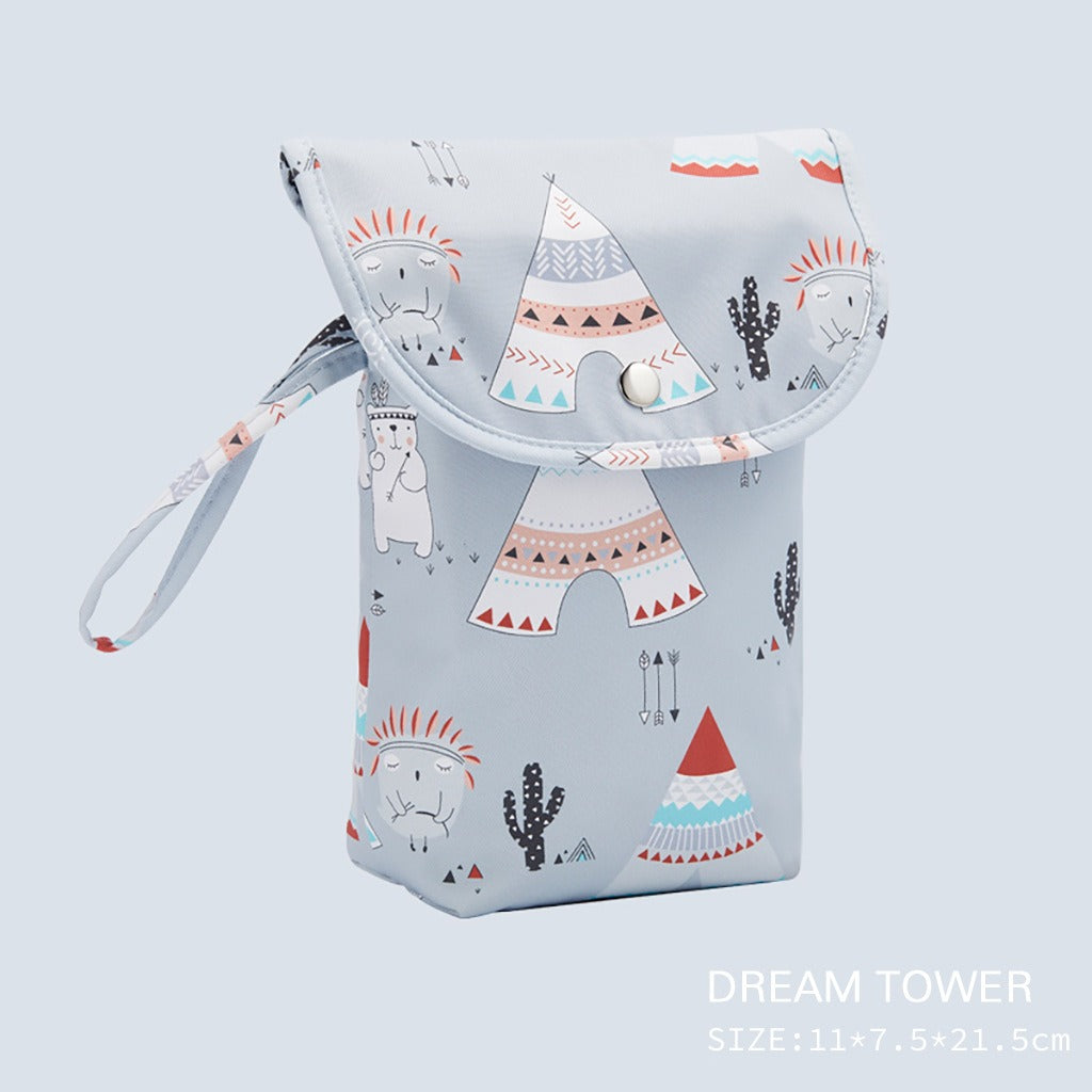 Waterproof Baby Diaper Bag Travel Nappy Organizer Essential Outdoor Kit Storage