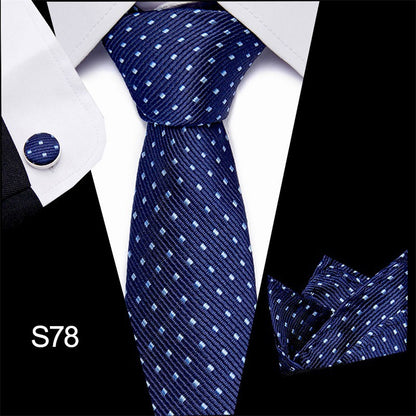 Men's 3pc Tie Set Suit Accessory 53 Options Elegant Designs Smart Business
