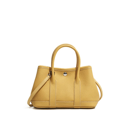 Women's Premium Top Grain Leather Crossbody Bag Horizontal Refined Silhouette