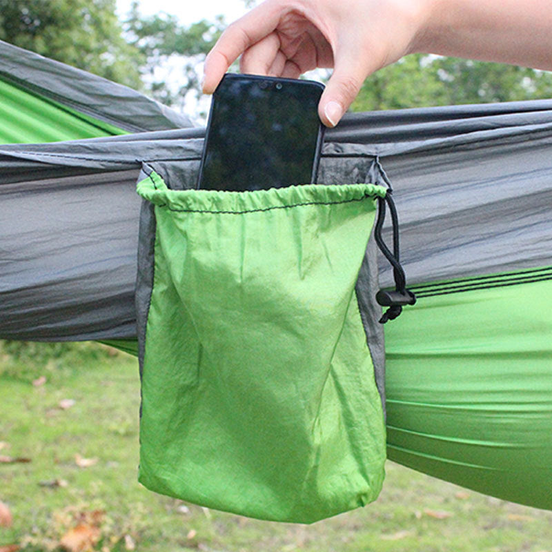 Parachute Fabric Hammock for Camping, Single or Double, Indoor or Outdoor Use