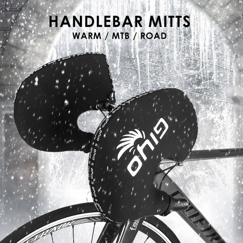 Winter Road MTB Bicycle Handlebar Mitts Thermal Hand Warmer Cyclist Insulator