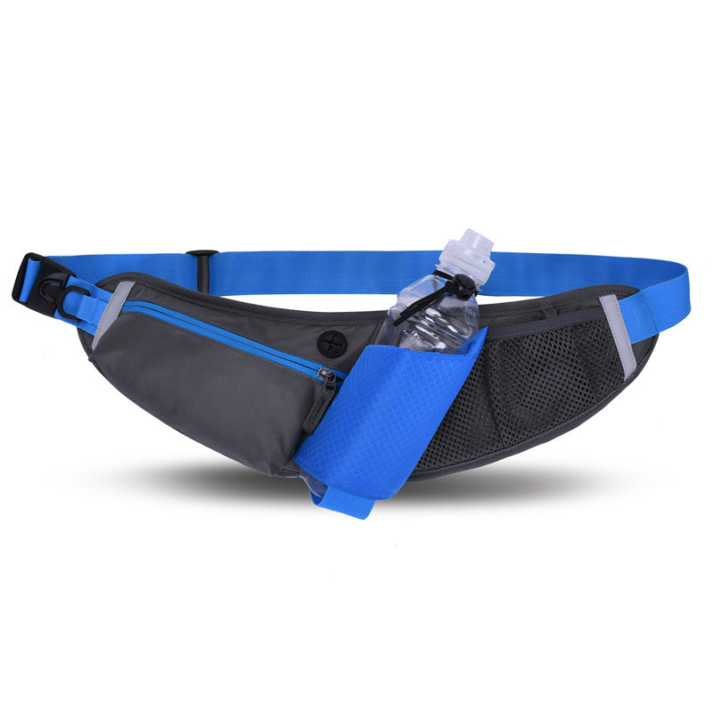Adjustable Hydration Running Waist Pack Water Bottle Holder Storage Pockets Sport