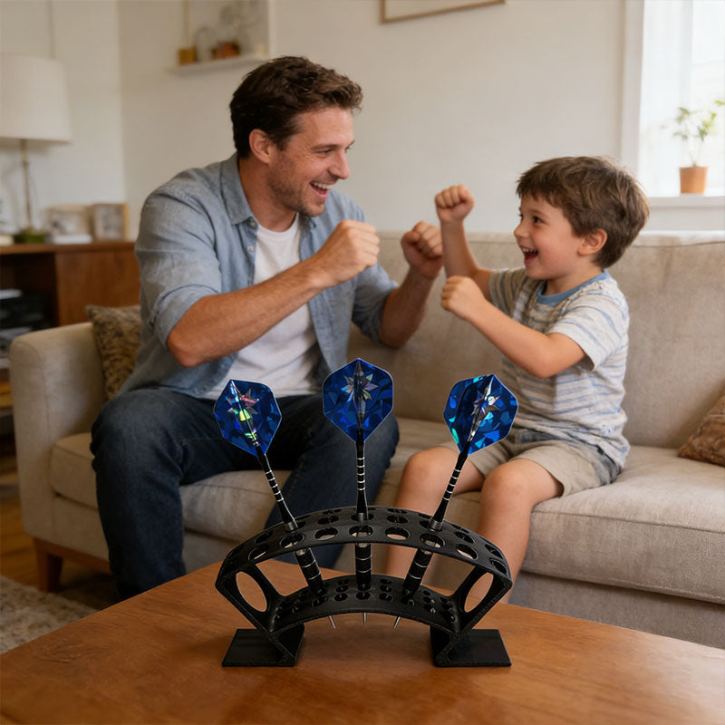 27-Slot Dart Stand Holder | Dartboard Accessory Organizer High Volume Storage