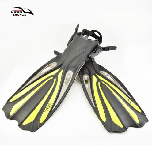 Adjustable Long Fins Monofin Scuba Diving Snorkeling Swimming Performance Gear