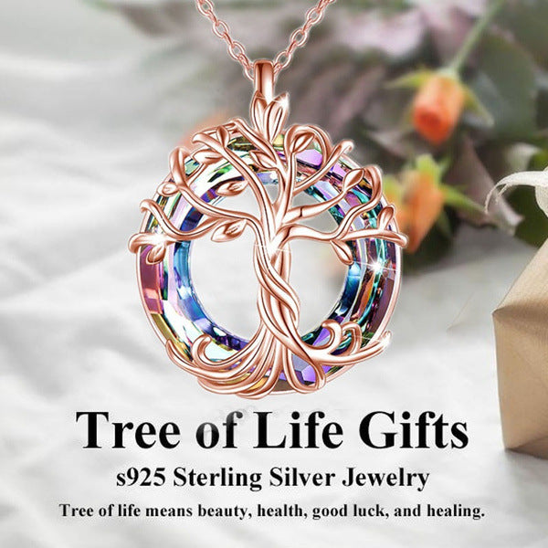 925 Sterling Silver Tree of Life Pendant Necklace Earrings Gift Jewellery Jewelry