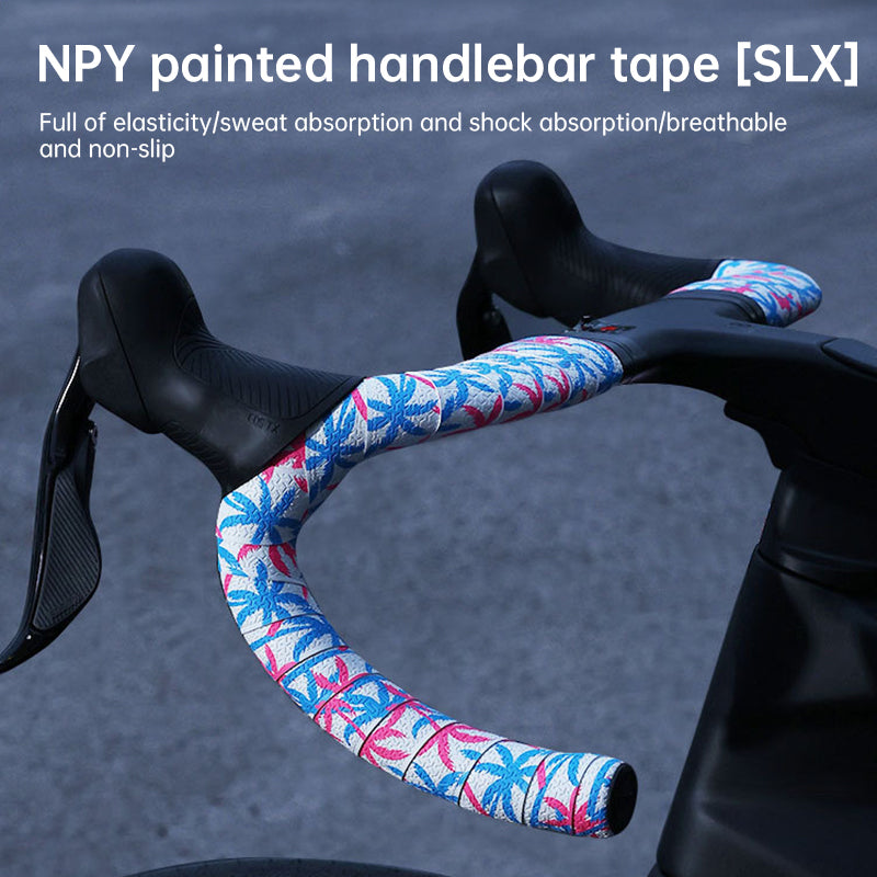 EVA PU Road Bike Handlebar Tape Anti-Slip Shock Absorbing Durable with End Plugs