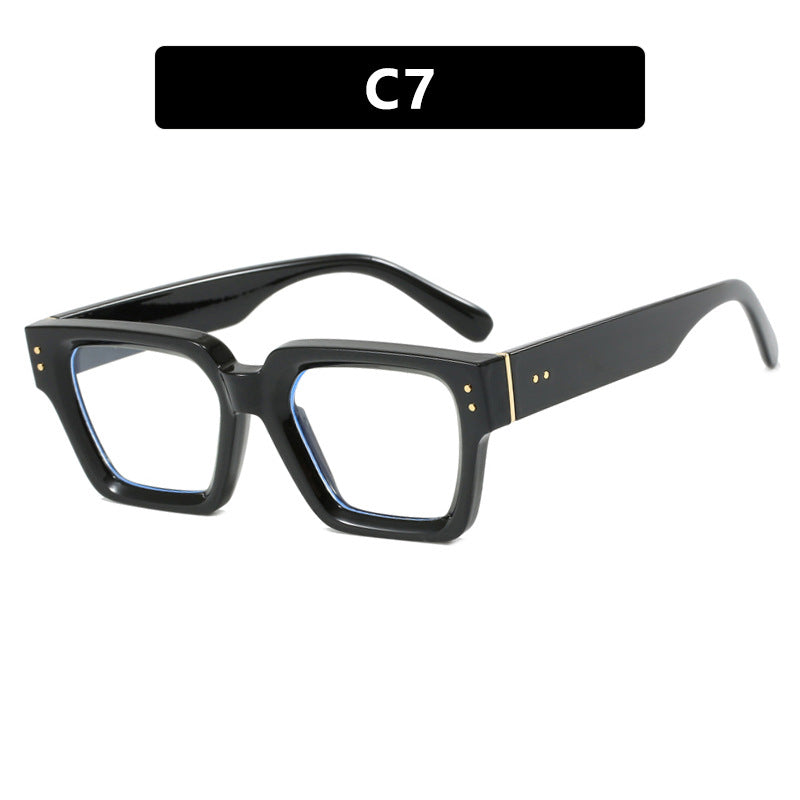 Retro Square Sunglasses UV400 Protection Lightweight Durable Polycarbonate Lens