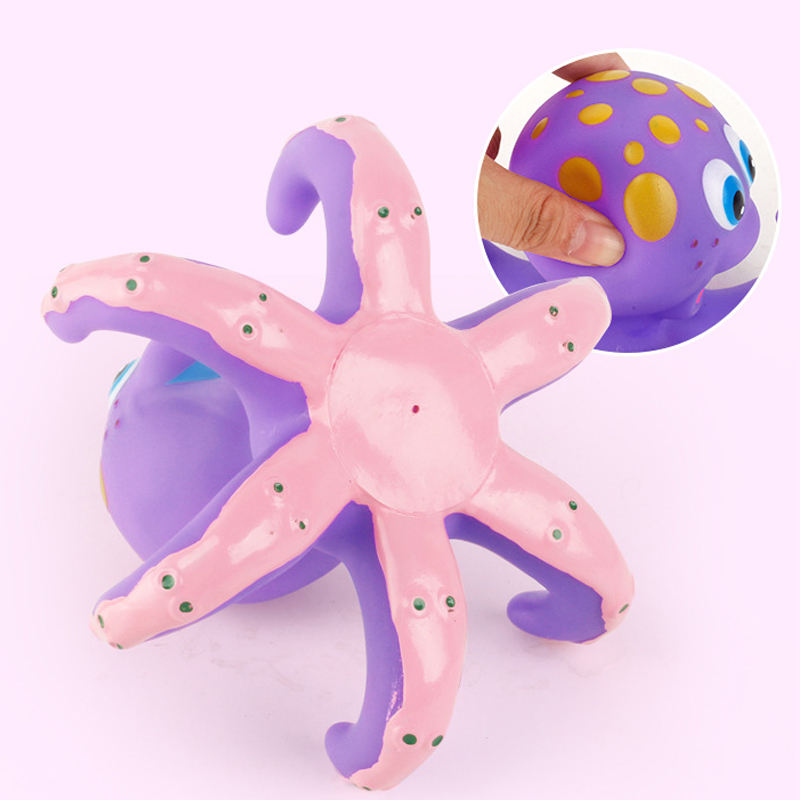 Octopus Bathing Toy Baby Ring Toss Game Bath Time Fun Educational Toy Puzzle