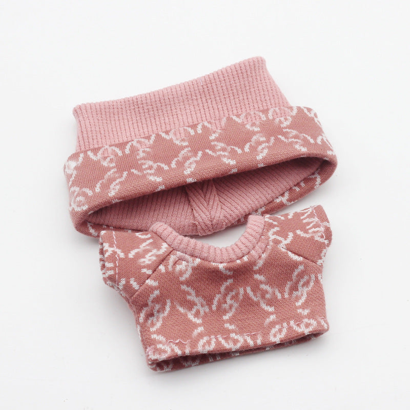 Cotton Knit Outfits For 17cm Labubu Doll Dolls 1st 2nd Gen Doll Accessories
