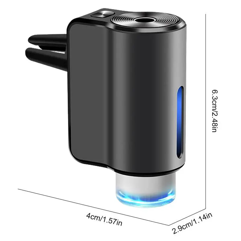 Rechargeable Car Vent Oil Diffuser Air Freshener Interior Fragrance Aroma