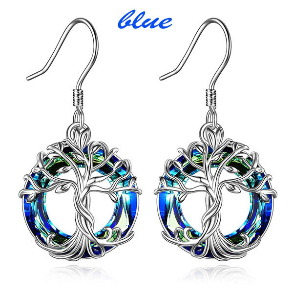 925 Sterling Silver Tree of Life Pendant Necklace Earrings Gift Jewellery Jewelry