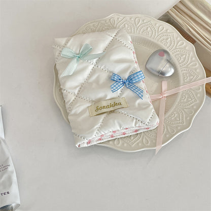 Bow Shaped Passport and Card Holder - Secure Travel Document Organizer Wallet