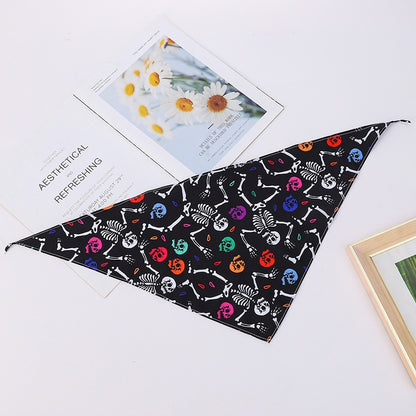 Adjustable Holiday Festive Pet Bandana Scarf Bib Seasonal Design for Dogs Cats