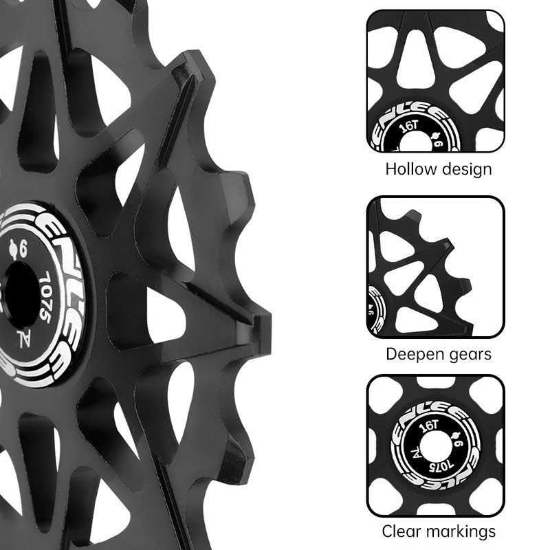 MTB Road Bike Rear Derailleur Jockey Wheel Ceramic Bearings Aluminium 10T-16T