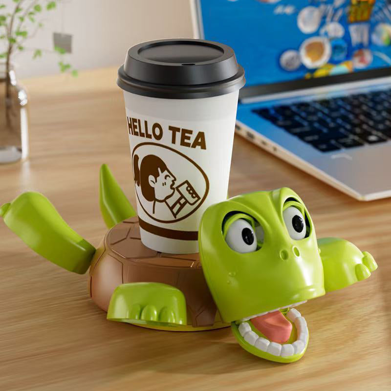 3D-Printed Turtle Coaster Stress Relief Insulated Mug Holder Home Office Decor