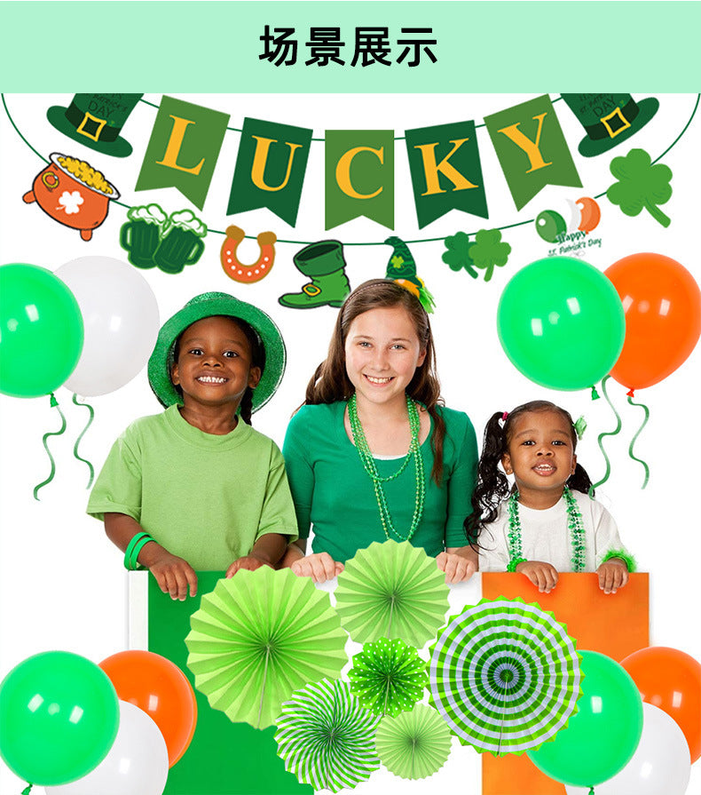 St Patrick's Day Helium Balloons Premium Irish Festival Celebration Supplies