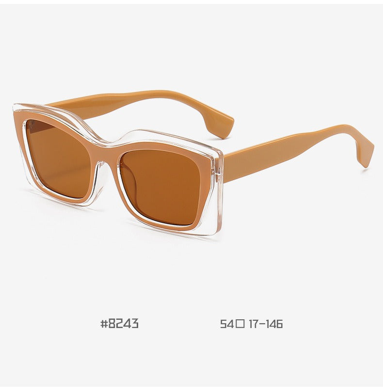 Stylish Full Frame Women's Sunglasses UV400 Protection Outdoor Eyewear Fashion