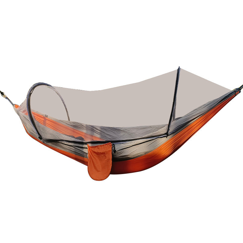 Outdoor Camping Hammock Lightweight Quick Setup Integrated Mosquito Net Durable