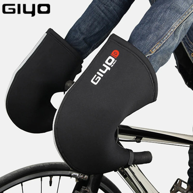Winter Road MTB Bicycle Handlebar Mitts Thermal Hand Warmer Cyclist Insulator