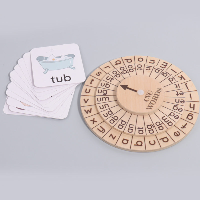English Spelling Phonics Game Montessori Vowel Recognition Educational Play Kit