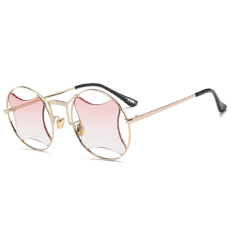 UV400 Protection Metal Frame Polycarbonate Lens Non-Polarised Trendy Sunglasses