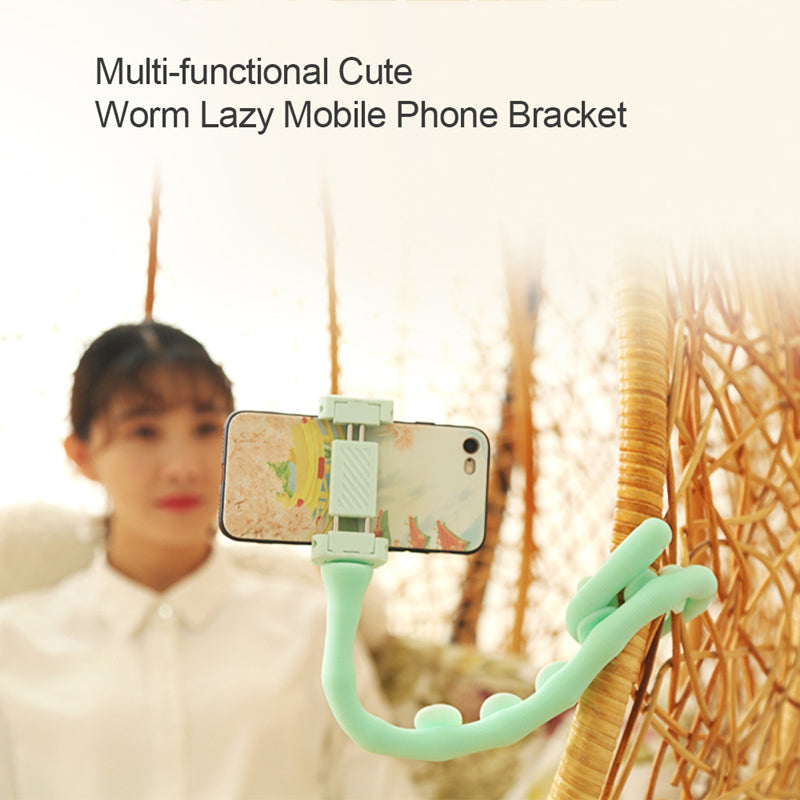 Caterpillar Suction Cup Smartphone Holder Adjustable Surface Mount Secure Grip