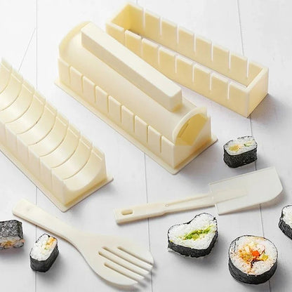 DIY Sushi Mold Molds Round, Square, Heart-Shaped Rolls Assist Food Kitchen