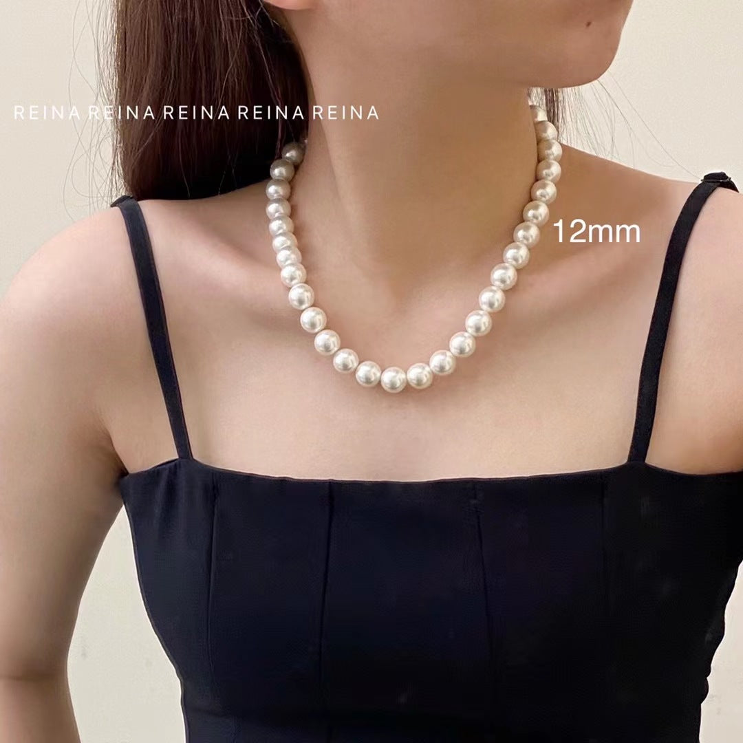 Minimalist Collarbone Pearl necklace Beaded Fashion Jewellery