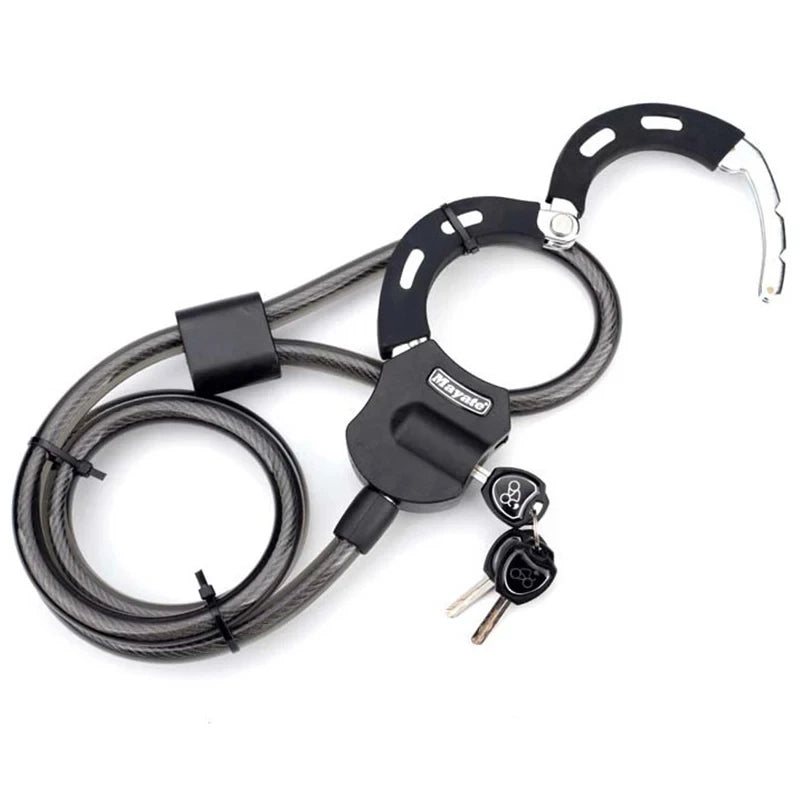 Heavy Duty Security Lock for Scooters Bicycles Prams Black High-Tech ABS Coated