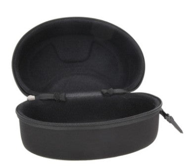 EVA Ski Goggle Case Durable Scratch Crush Resistant Zip Secure Portable Hook