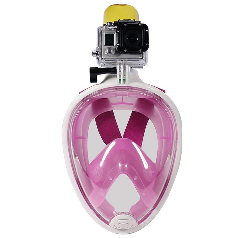 Adult Full Face Snorkel Mask Surface Scuba Diving Swim Breathing Equipment Set