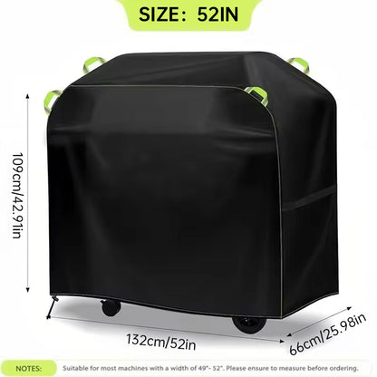 Waterproof BBQ Grill Cover with UV Protection, Drawstring, Reflective Handles