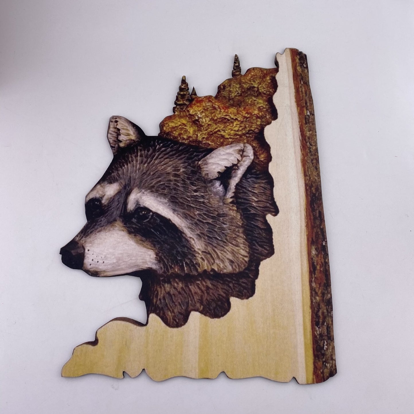 Animal Carving Wall Sculpture Handcrafted Artistic Home Decoration 38cm x 26cm