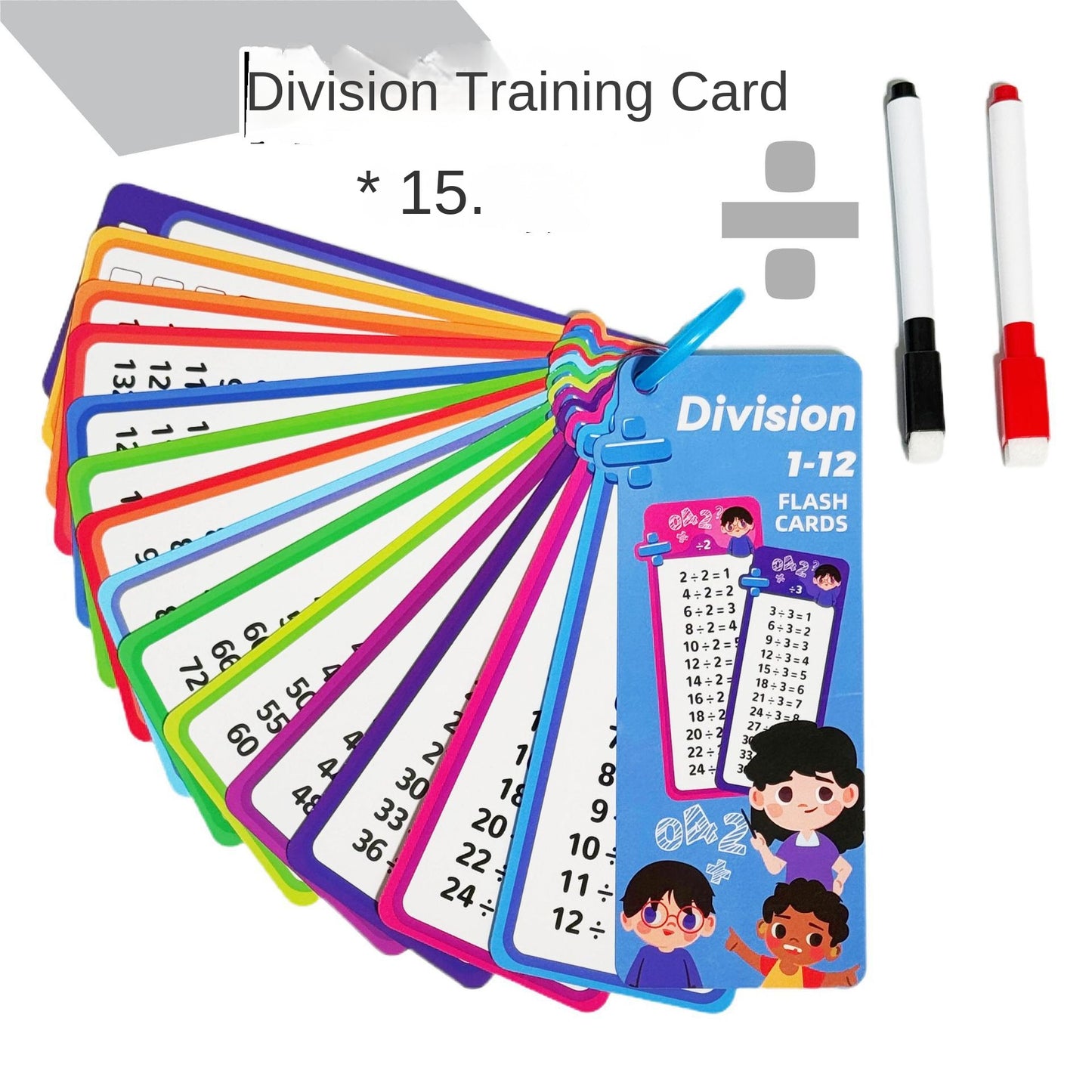 Early Education Arithmetic Learning Math Flash Cards Enhance Calculation Skills