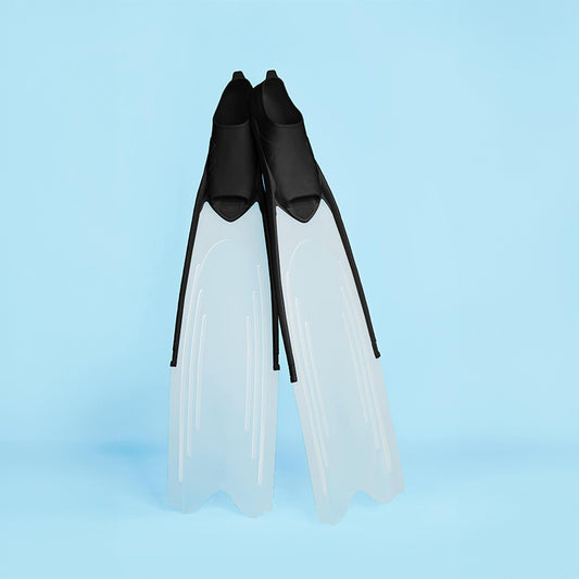 Professional Long Freediving Fins Snorkeling Spearfishing TPR PP Anti Skid Gear