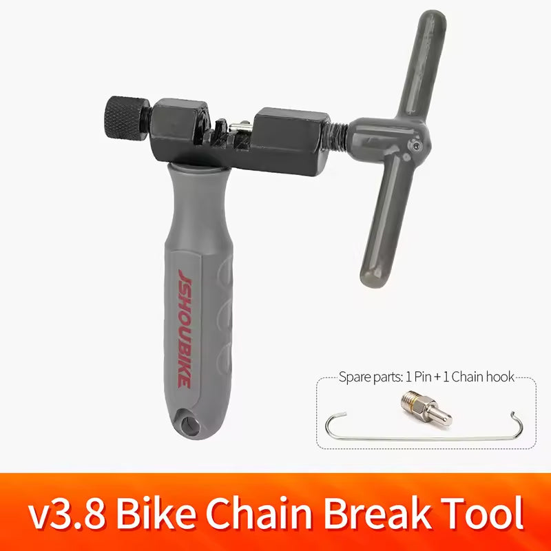 Universal Bike Chain Breaker v3.8: Single to 12-Speed MTB Road Bike Repair Tool
