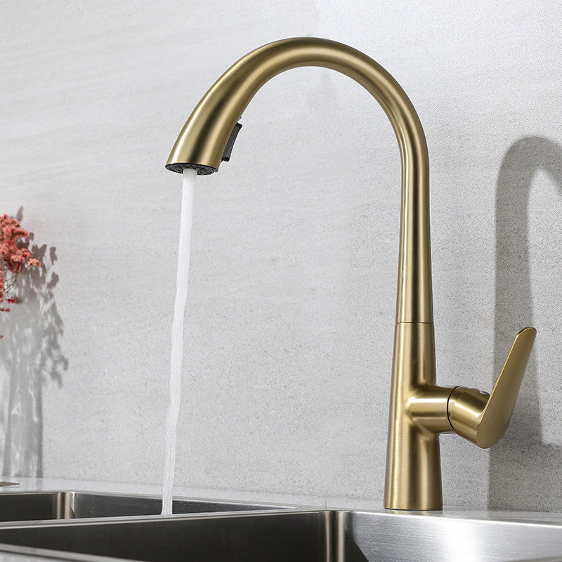 Dual Function 360° Swivel Stainless Steel Kitchen Sink Faucet High Durability