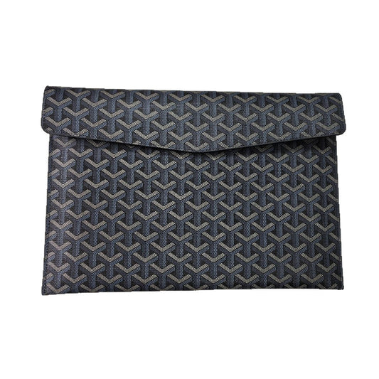 Patterned Laptop Sleeve 13 Inch Envelope Flap Geometric Design Notebook Sleeve